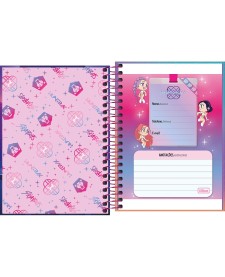 imagem de detalhe produto Caderneta Espiral Capa Dura 1/8 Guerreiras do K-Pop 80 Folhas