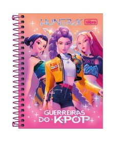imagem principal do produto Caderneta Espiral Capa Dura 1/8 Guerreiras do K-Pop 80 Folhas