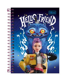 imagem principal do produto Caderneta Espiral Capa Dura 1/8 Guerreiras do KPop 80 Folhas