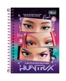imagem principal do produto Caderneta Espiral Capa Dura 1/8 Guerreiras do KPop 80 Folhas