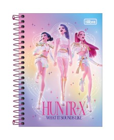 imagem principal do produto Caderneta Espiral Capa Dura 1/8 Guerreiras do KPop 80 Folhas