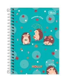 imagem principal do produto Caderneta Espiral Capa Dura 1/8 Holly 80 Folhas
