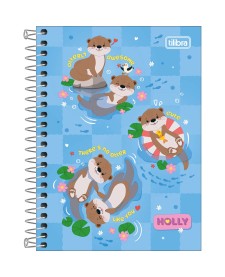 imagem principal do produto Caderneta Espiral Capa Dura 1/8 Holly 80 Folhas
