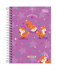 imagem principal do produto Caderneta Espiral Capa Dura 1/8 Holly 80 Folhas