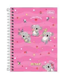 imagem principal do produto Caderneta Espiral Capa Dura 1/8 Holly 80 Folhas