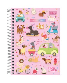 imagem principal do produto Caderneta Espiral Capa Dura 1/8 Hug Me 80 Folhas