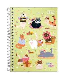 imagem principal do produto Caderneta Espiral Capa Dura 1/8 Hug Me 80 Folhas