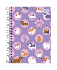 imagem principal do produto Caderneta Espiral Capa Dura 1/8 Hug Me 80 Folhas
