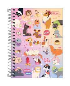 imagem principal do produto Caderneta Espiral Capa Dura 1/8 Hug Me 80 Folhas