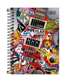 imagem principal do produto Caderneta Espiral Capa Dura 1/8 Hype 80 Folhas