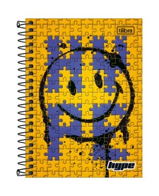 imagem principal do produto Caderneta Espiral Capa Dura 1/8 Hype 80 Folhas
