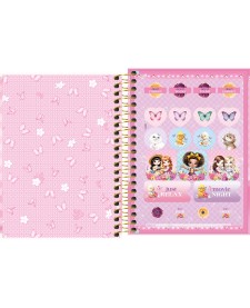 imagem de detalhe produto Caderneta Espiral Capa Dura 1/8 Jolie 80 Folhas