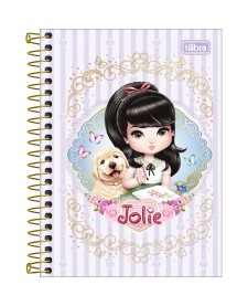 imagem principal do produto Caderneta Espiral Capa Dura 1/8 Jolie 80 Folhas