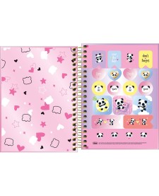 imagem de detalhe produto Caderneta Espiral Capa Dura 1/8 Lolvey Friend 80 Folhas