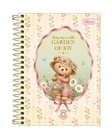imagem principal do produto Caderneta Espiral Capa Dura 1/8 Love Bears 80 Folhas
