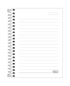 imagem de detalhe produto Caderneta Espiral Capa Dura 1/8 Lunix 80 Folhas