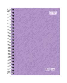 imagem principal do produto Caderneta Espiral Capa Dura 1/8 Lunix 80 Folhas