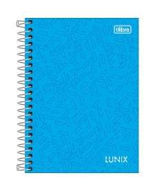 imagem principal do produto Caderneta Espiral Capa Dura 1/8 Lunix 80 Folhas