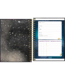 imagem de detalhe produto Caderneta Espiral Capa Dura 1/8 Magic 80 Folhas