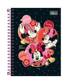 imagem principal do produto Caderneta Espiral Capa Dura 1/8 Minnie 80 Folhas