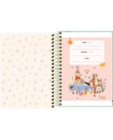 imagem de detalhe produto Caderneta Espiral Capa Dura 1/8 Pooh 80 Folhas