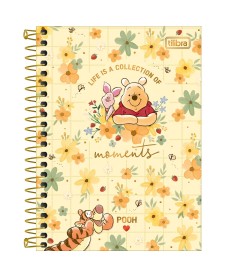 imagem principal do produto Caderneta Espiral Capa Dura 1/8 Pooh 80 Folhas