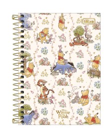 imagem principal do produto Caderneta Espiral Capa Dura 1/8 Pooh 80 Folhas