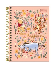 imagem principal do produto Caderneta Espiral Capa Dura 1/8 Pooh 80 Folhas