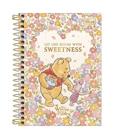 imagem principal do produto Caderneta Espiral Capa Dura 1/8 Pooh 80 Folhas