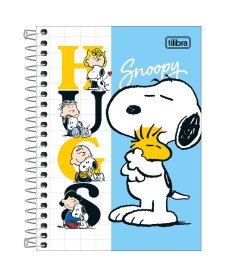 imagem principal do produto Caderneta Espiral Capa Dura 1/8 Snoopy 80 Folhas
