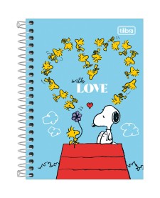 imagem principal do produto Caderneta Espiral Capa Dura 1/8 Snoopy 80 Folhas