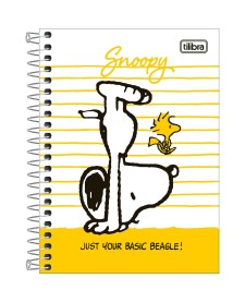 imagem principal do produto Caderneta Espiral Capa Dura 1/8 Snoopy 80 Folhas