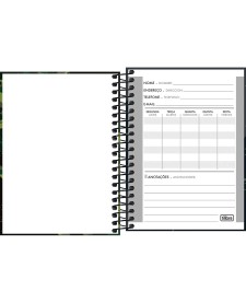 imagem de detalhe produto Caderneta Espiral Capa Dura 1/8 Strong 80 Folhas