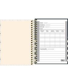 imagem de detalhe produto Caderneta Espiral Capa Dura 1/8 West Village 80 Folhas