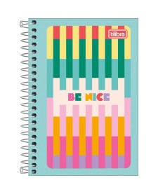 imagem principal do produto Caderneta Espiral Capa Flexível 1/8 Be Nice 80 Folhas