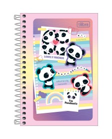 imagem principal do produto Caderneta Espiral Capa Flexível 1/8 Lovely Friend 48 Folhas