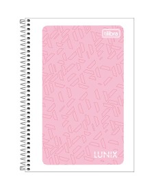 imagem principal do produto Caderneta Espiral Capa Flexível 1/8 Lunix 48 Folhas