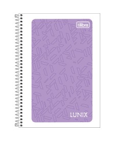 imagem principal do produto Caderneta Espiral Capa Flexível 1/8 Lunix 48 Folhas