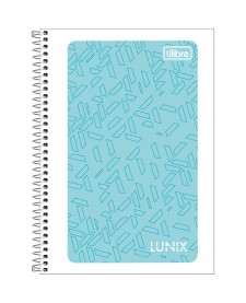 imagem principal do produto Caderneta Espiral Capa Flexível 1/8 Lunix 96 Folhas