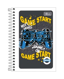 imagem principal do produto Caderneta Espiral Capa Flexível 1/8 Pepper 48 Folhas