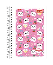 imagem principal do produto Caderneta Espiral Capa Flexível 1/8 Pepper 48 Folhas