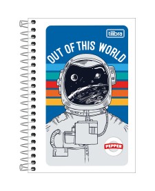 imagem principal do produto Caderneta Espiral Capa Flexível 1/8 Pepper 80 Folhas