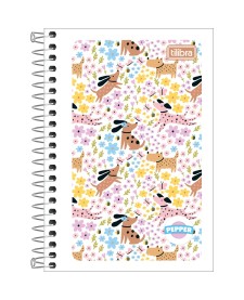 imagem principal do produto Caderneta Espiral Capa Flexível 1/8 Pepper 80 Folhas