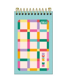 imagem principal do produto Caderneta Espiral Capa Flexível Be Nice 60 Folhas