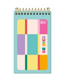 imagem principal do produto Caderneta Espiral Capa Flexível Be Nice 60 Folhas