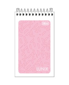 imagem principal do produto Caderneta Espiral Capa Flexível Lunix 60 Folhas