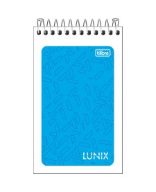 imagem principal do produto Caderneta Espiral Capa Flexível Lunix 60 Folhas