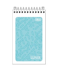 imagem principal do produto Caderneta Espiral Capa Flexível Lunix 60 Folhas