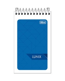 imagem principal do produto Caderneta Espiral Capa Flexível Lunix 60 Folhas