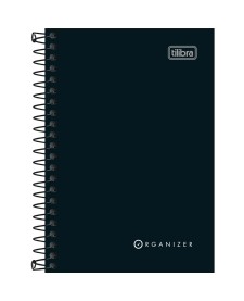 imagem principal do produto Caderneta Espiral Capa Flexível Organizer 160 Folhas